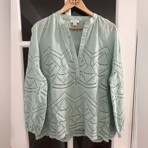Sundance Voluminous Beauty Eyelet Long Sleeve - size XS